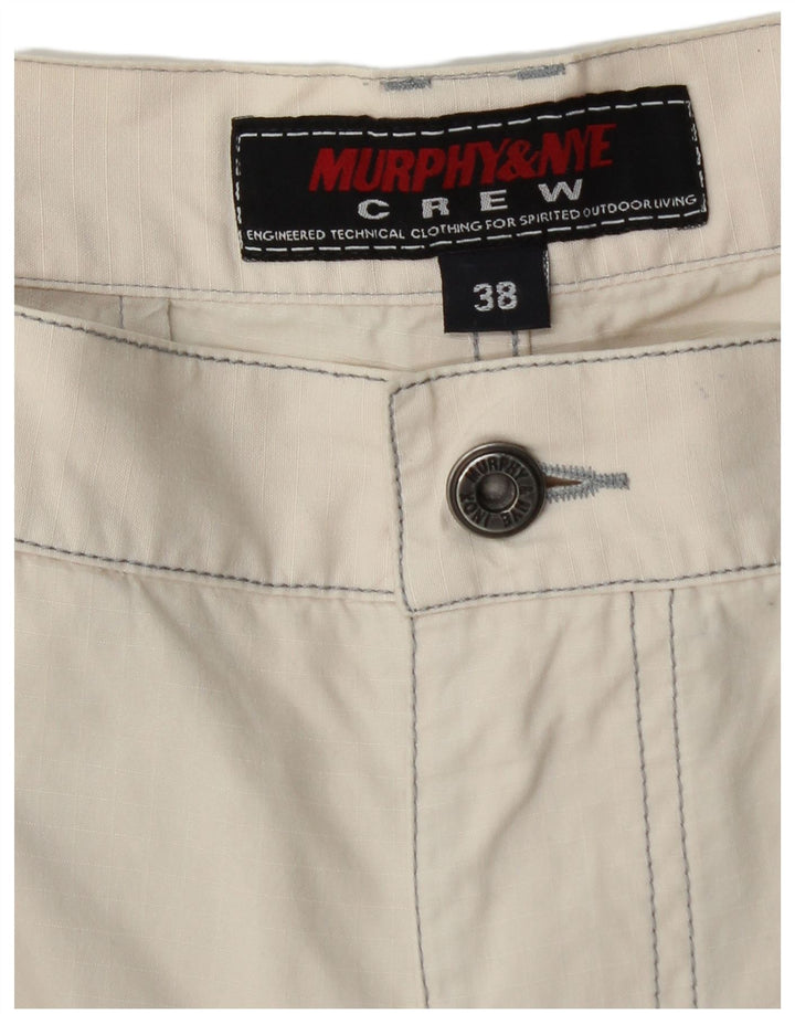 Мужские шорты карго с рисунком Murphy & Nye W38 XL, белый хлопок