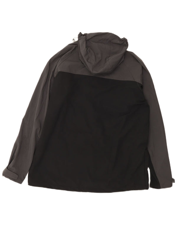 Мужская непромокаемая куртка с капюшоном Mountain Warehouse UK 42 XL, черная с цветными блоками