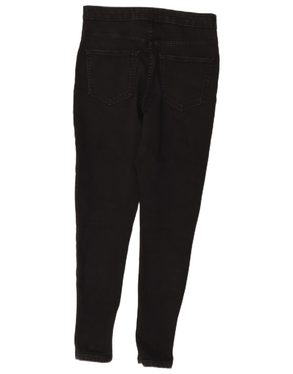 Женские джинсы скинни Marks & Spencer Regular UK 12, средние W28 L27, черные