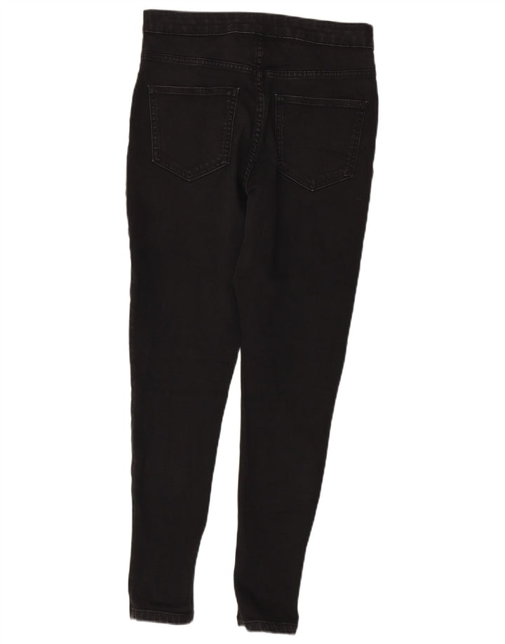 Женские джинсы скинни Marks & Spencer Regular UK 12, средние W28 L27, черные