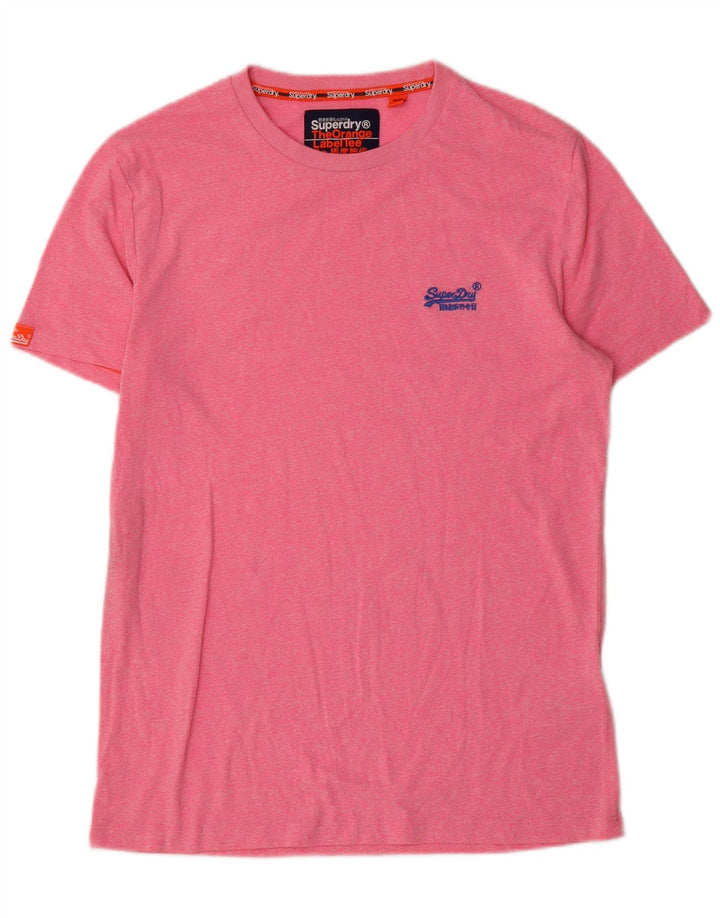 Мужская футболка Superdry, большой розовый хлопок