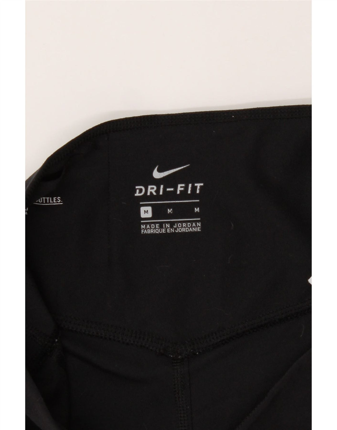 NIKE Womens Dri Fit Capri Leggings UK 12 Medium  Black Polyester Vintage Nike and Second-Hand Nike from Messina Hembry 