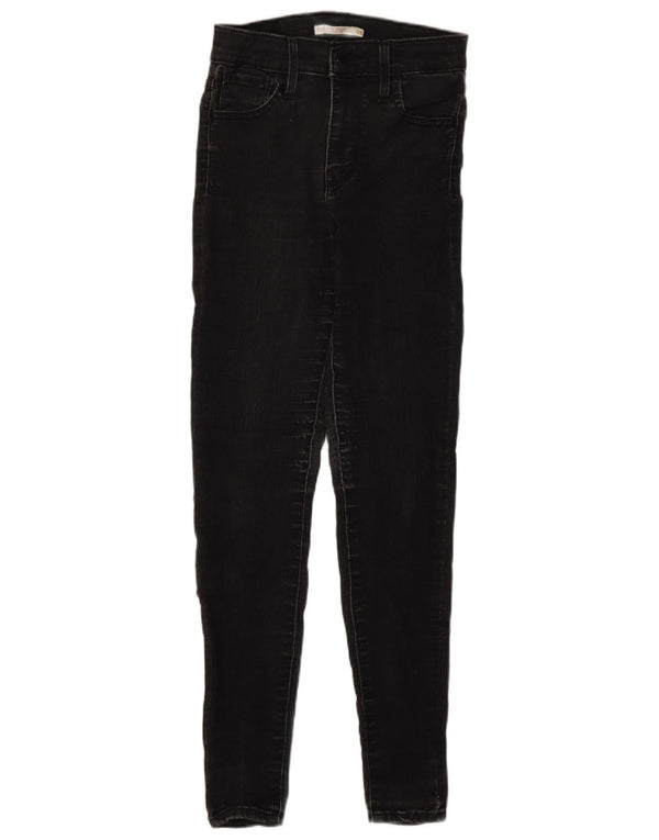 Женские джинсы Levi's 721 Super Skinny с высокой посадкой W25 L30 Серые хлопковые