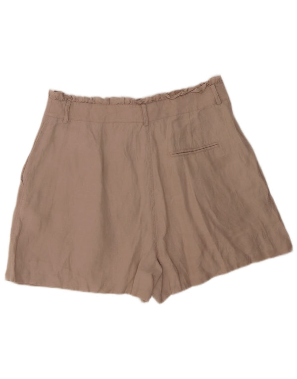 Женские шорты чинос Reiss UK 14, большие W32, бежевые, лиоцелл