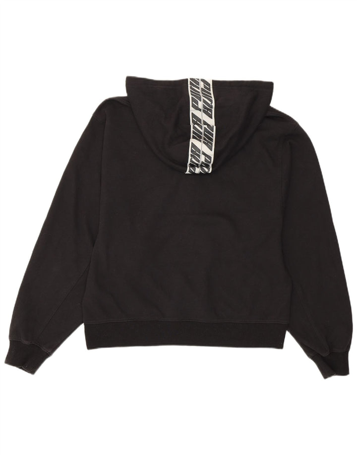 Женский джемпер с капюшоном PUMA UK 16, большой черный, хлопок