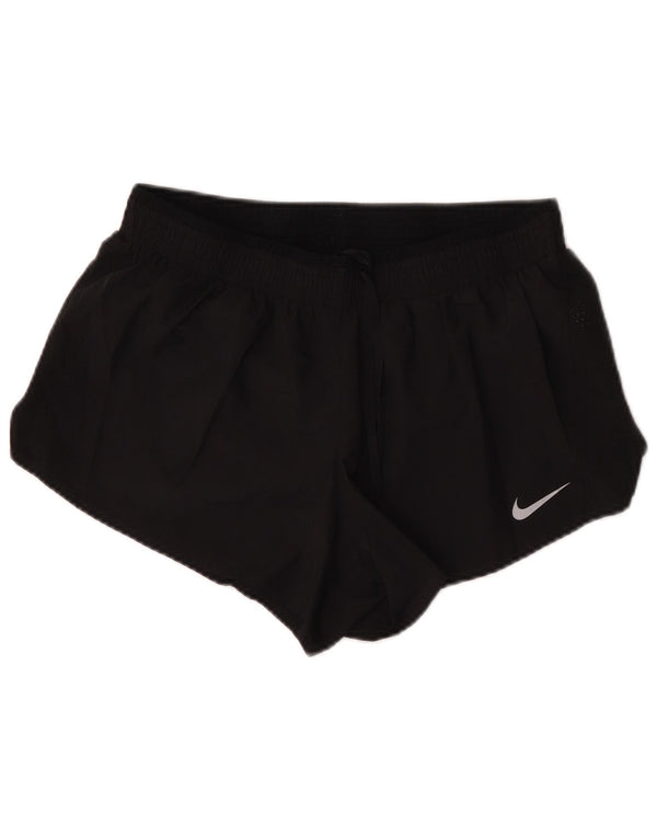 Женские спортивные шорты Nike Dri Fit UK 16, большие черные, полиэстер