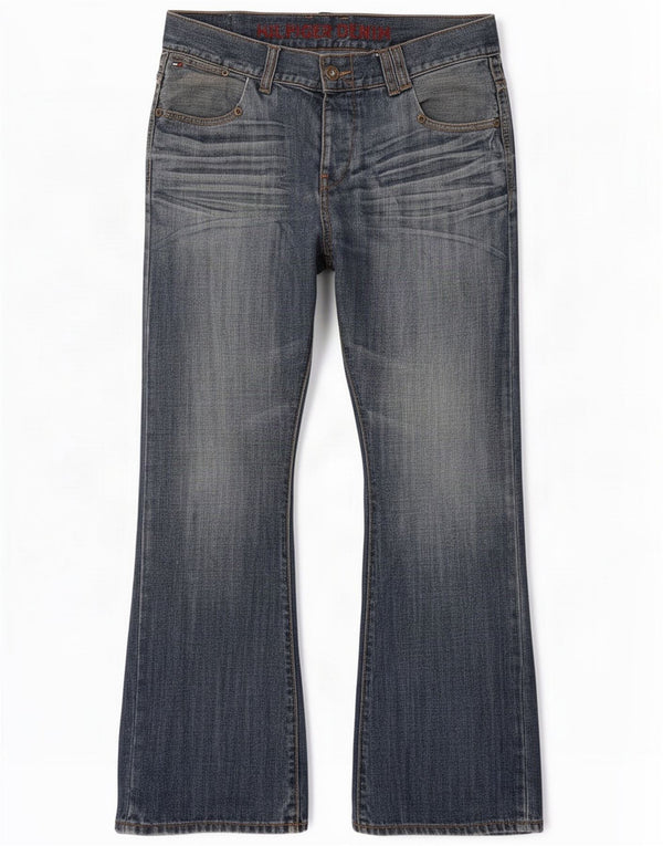 Tommy Hilfiger Мужские джинсы Bootcut W36 L32 Синий хлопок