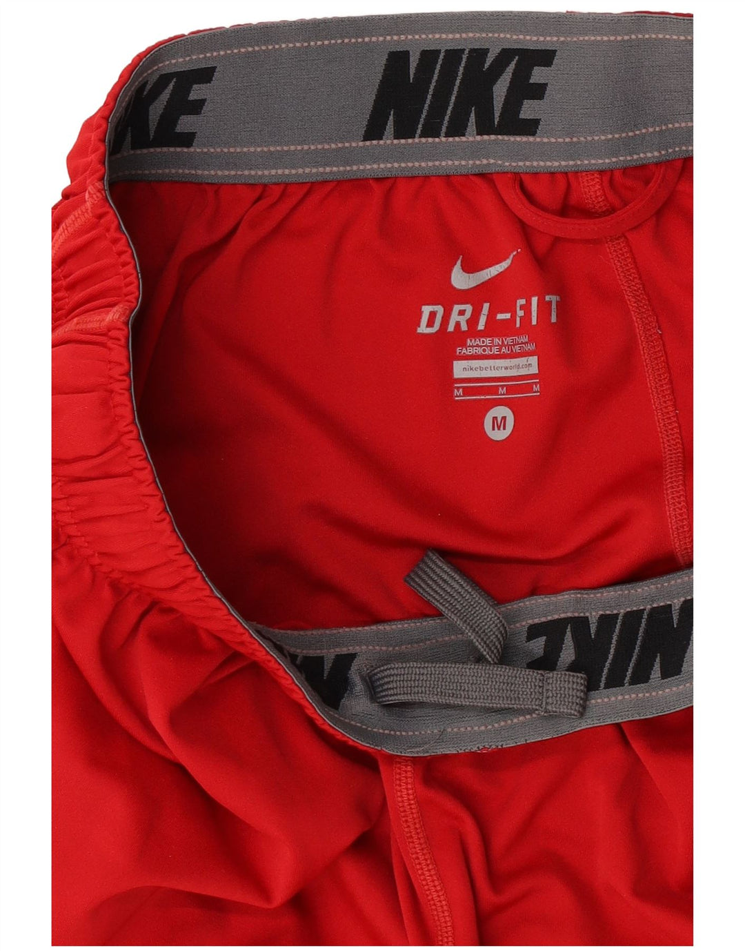 Мужские спортивные шорты Nike Dri Fit среднего красного цвета
