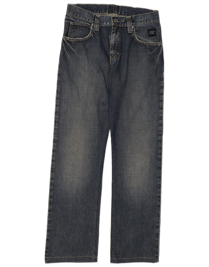 Женские прямые джинсы Calvin Klein W33 L30, синий хлопок