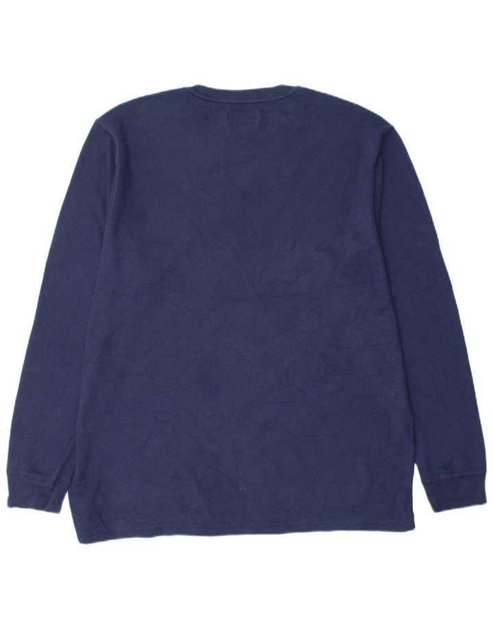 Мужской топ POLO RALPH LAUREN с длинным рукавом XL, темно-синий, хлопок