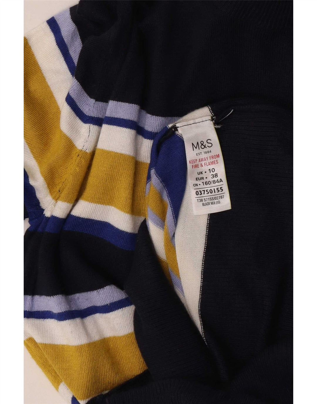 Женское платье-джемпер с длинными рукавами Marks & Spencer, Великобритания, 10 маленьких разноцветных цветов