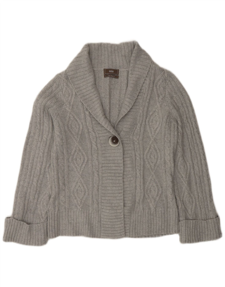 Женский кардиган Marks & Spencer UK 12, средний серый акрил