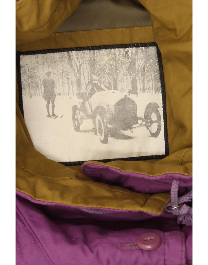 ВИНТАЖНАЯ женская куртка UK 20 2XL Фиолетовая