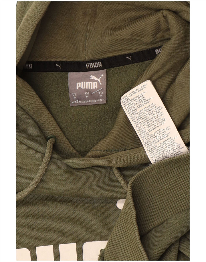 Мужской джемпер с капюшоном Puma, цвет хаки, хлопок