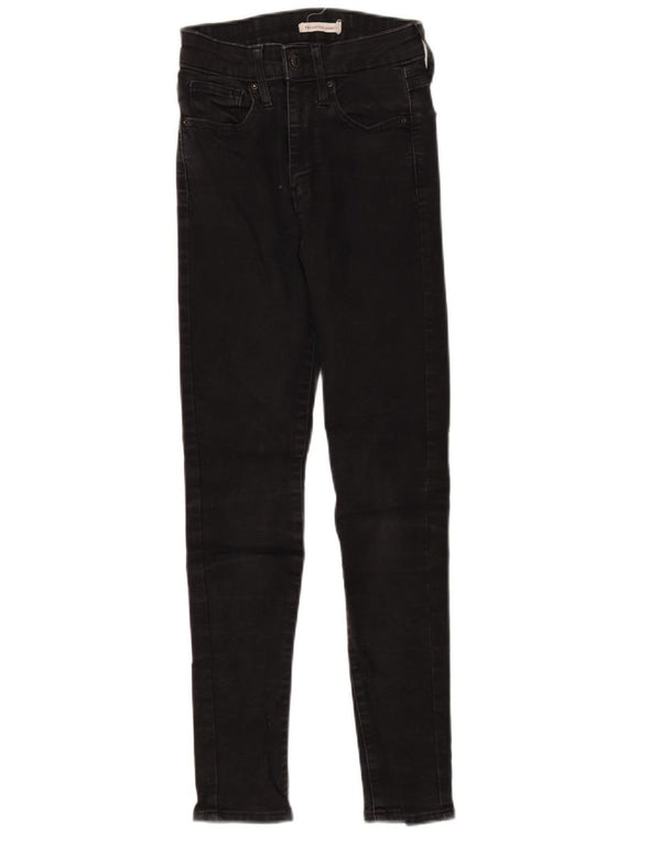 Джинсы скинни LEVI'S Girls 721 с высокой талией 5-6 лет W23 L26 Черные