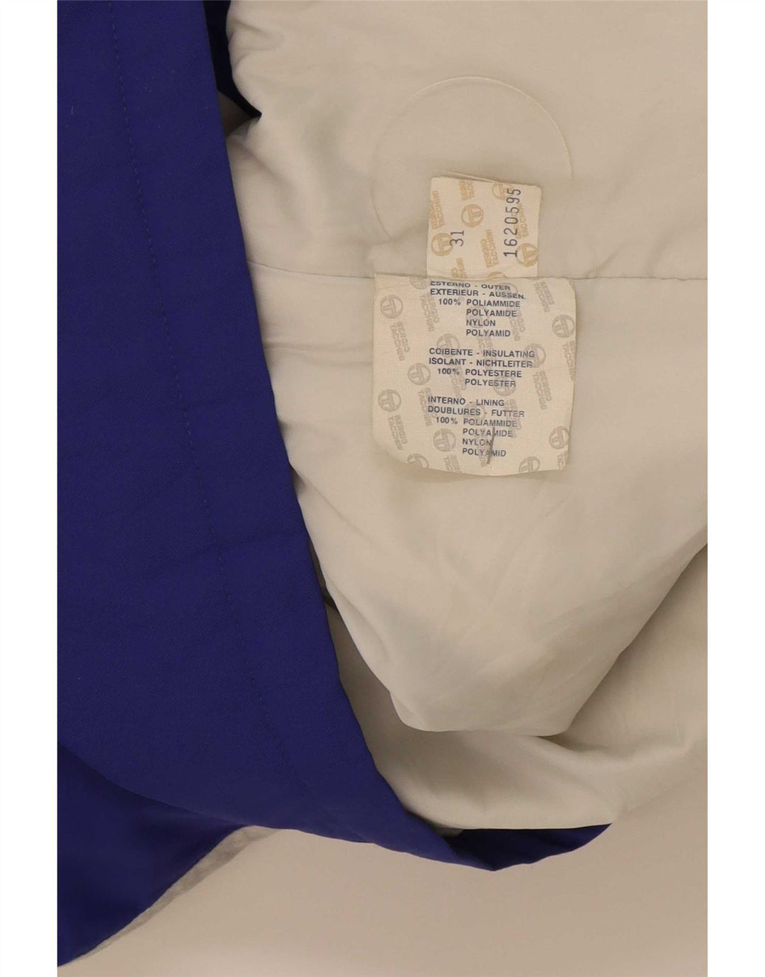 Мужская лыжная куртка Sergio Tacchini IT 54 2XL синяя с цветными блоками, полиамид