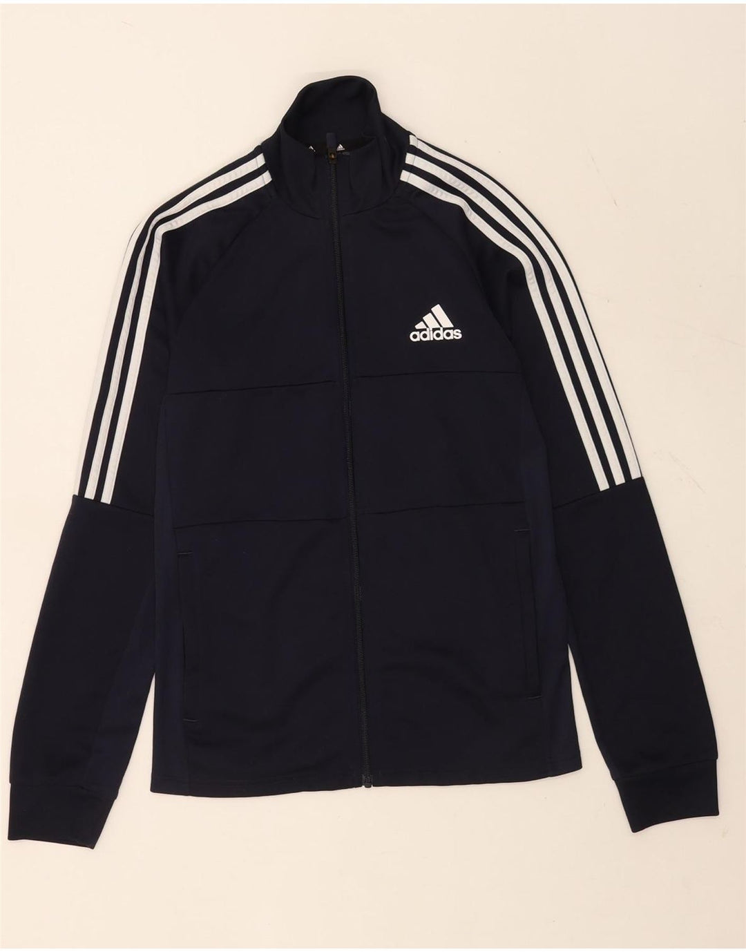 Мужской спортивный костюм Adidas Aeroready, верхняя куртка, маленький темно-синий полиэстер