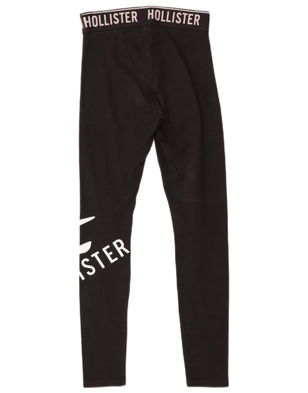 Женские леггинсы с рисунком Hollister UK 6 XS, черные