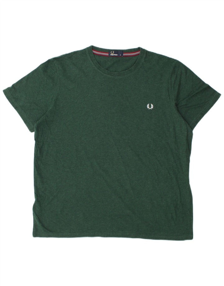 Мужская футболка Fred Perry Top XL, зеленый хлопок