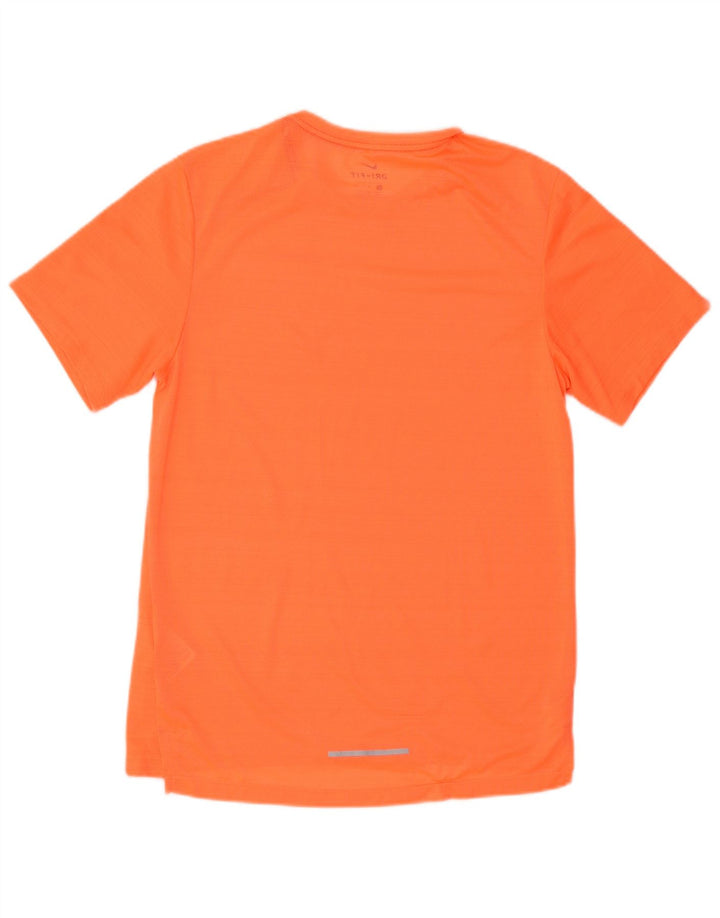 Мужская футболка Nike Dri Fit, маленький оранжевый полиэстер