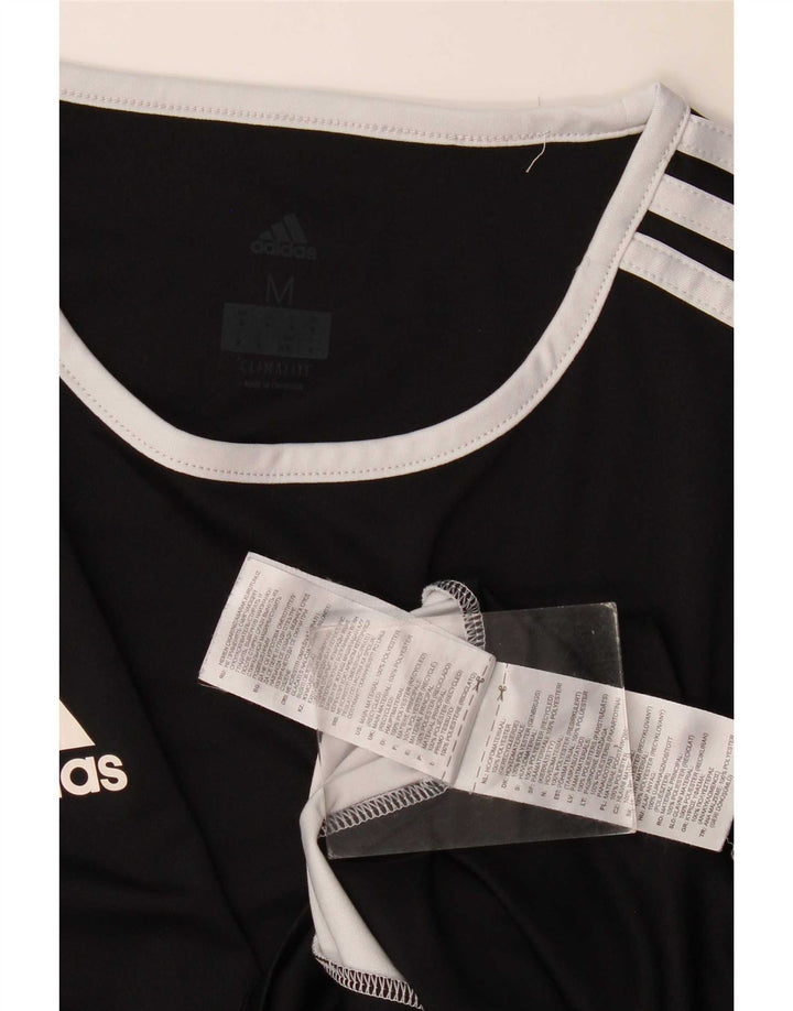 Мужская футболка Adidas Climalite Top Medium Black с цветными блоками из полиэстера