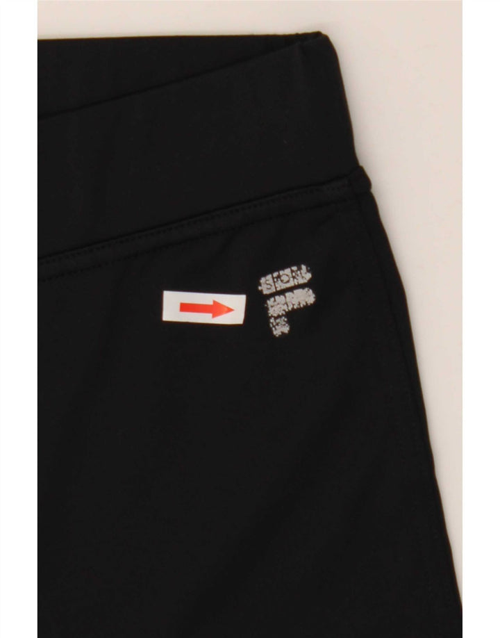 Fila Женские спортивные брюки-капри UK 10, маленькие черные полиэстер