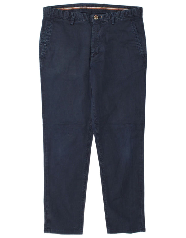 Мужские брюки-чиносы Massimo Dutti Slim Fit EU 40 Medium W31 L28 Темно-синие