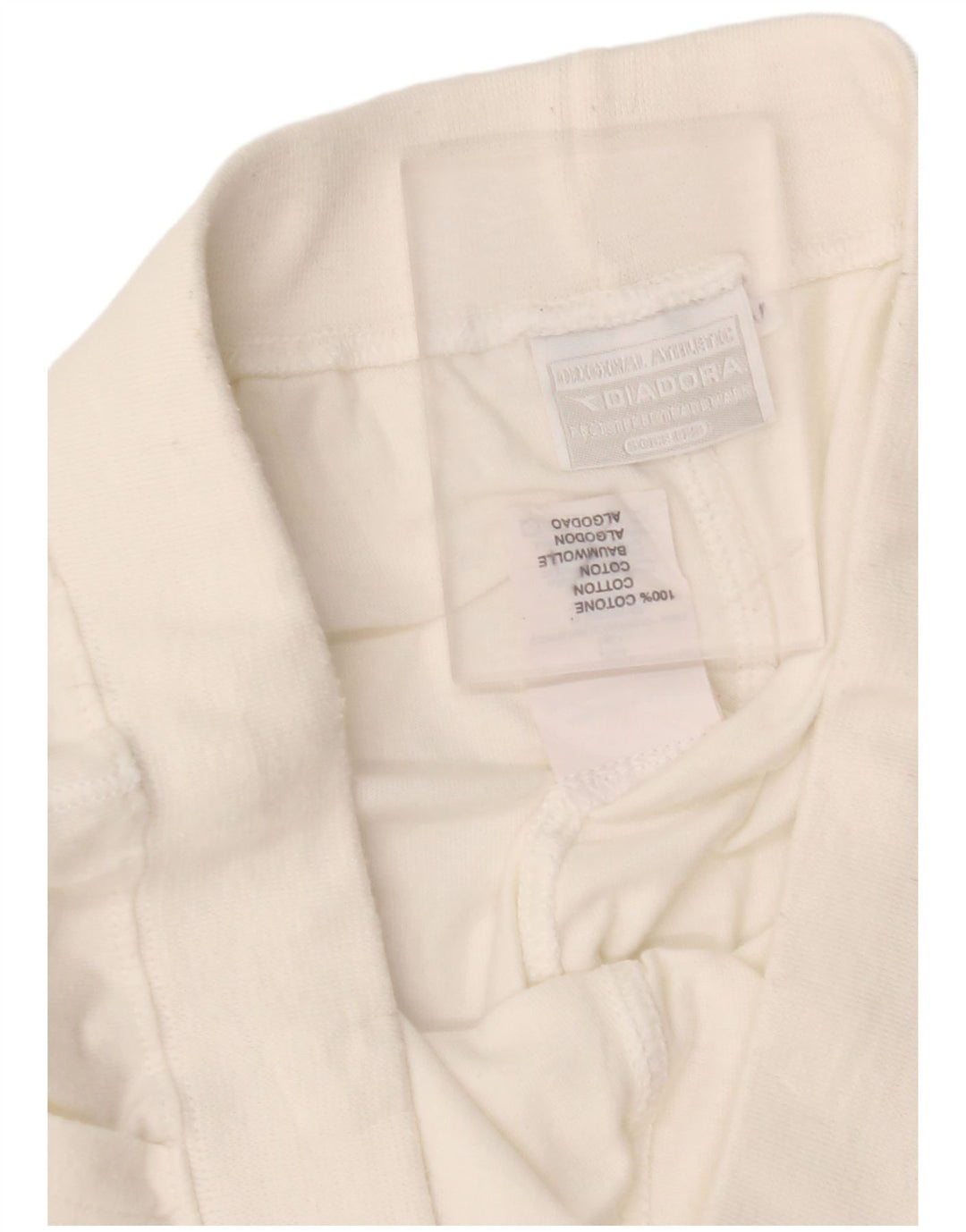 DIADORA Женские капри широкие спортивные брюки UK 12 средний белый