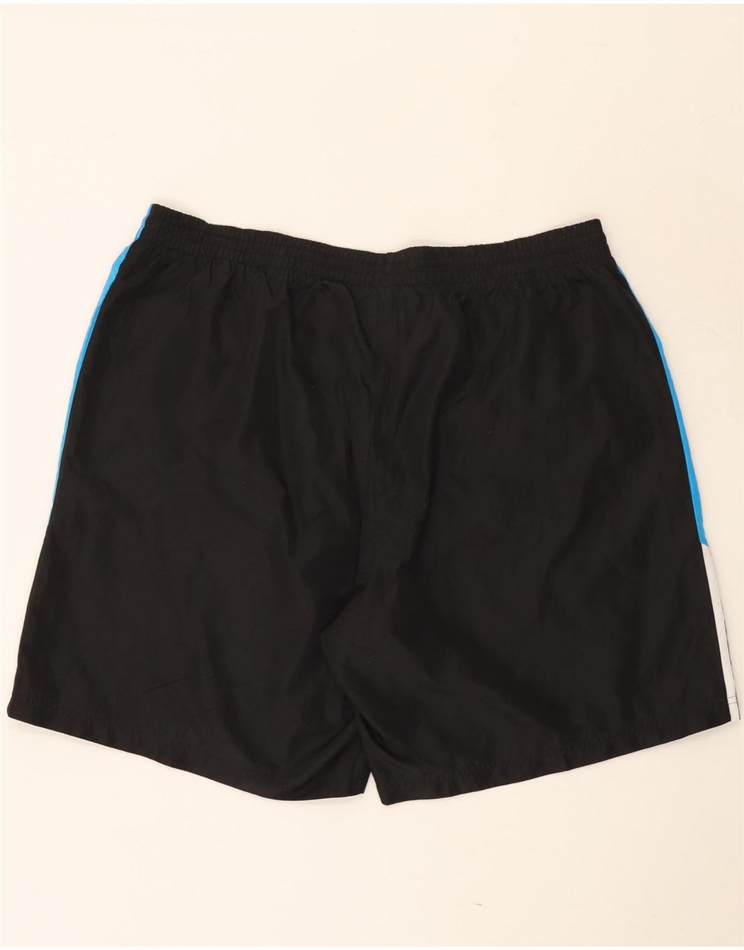 Мужские спортивные шорты Adidas 2XL черные из полиэстера с цветными блоками