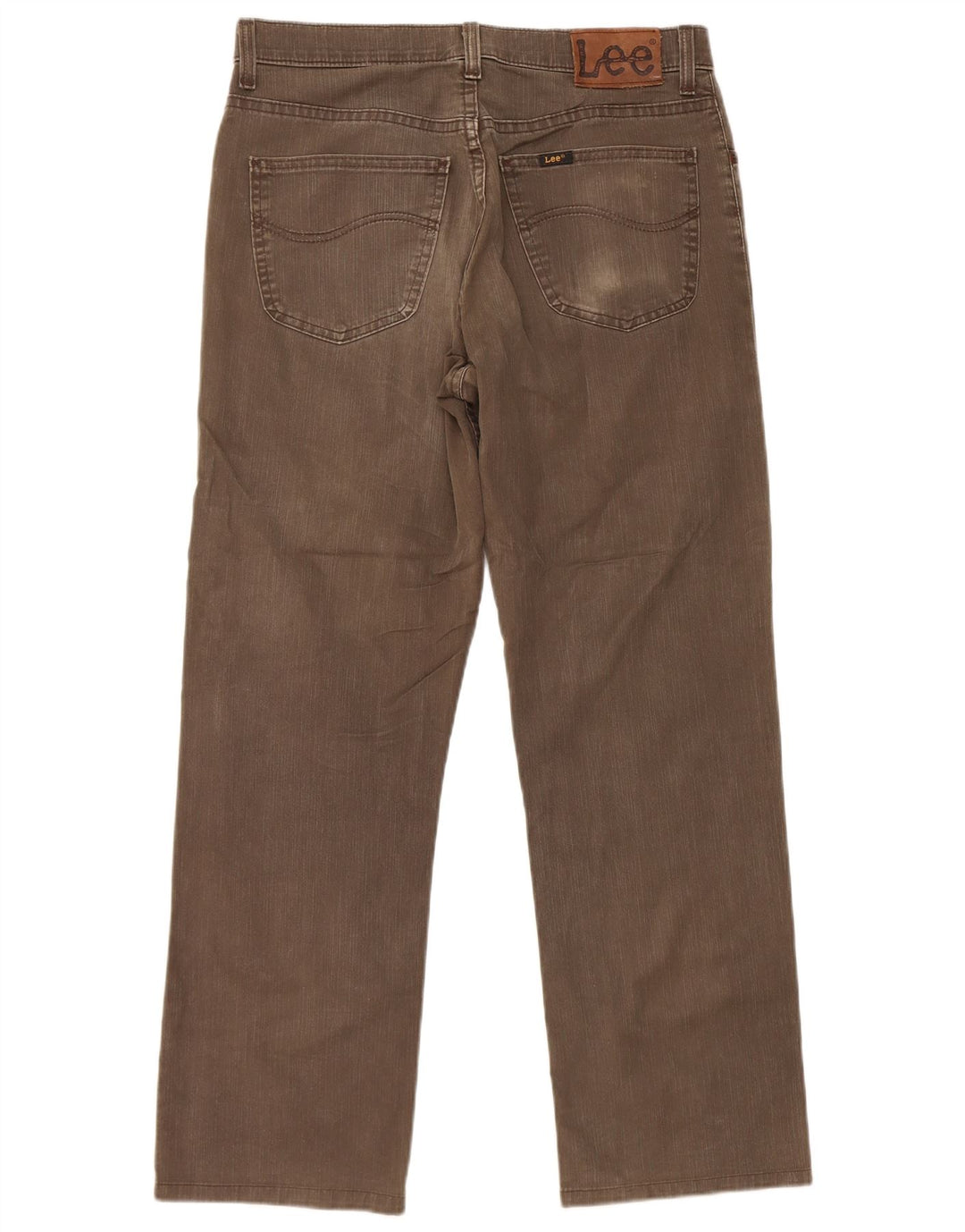 Мужские прямые джинсы Lee W32 L29 коричневые, хлопок