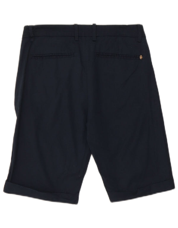 Conte of Florence Womens Chino Shorts IT 38 XS W26 Navy Blue Cotton