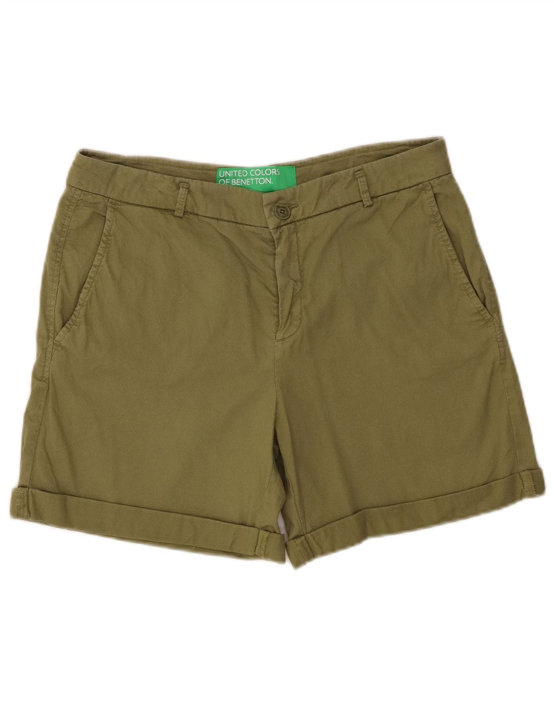 Мужские шорты чинос Benetton W30 средний хаки