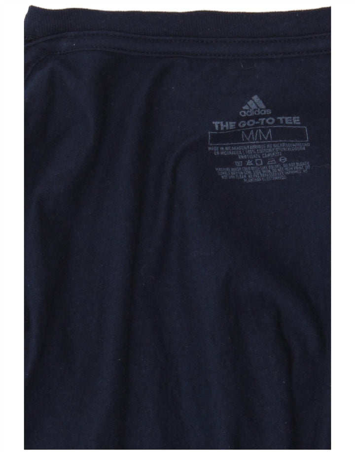 Женская футболка с рисунком Adidas Top UK 14 Medium Navy Blue