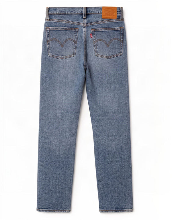 Женские прямые джинсы Levi's на танкетке W25 L27, синий хлопок