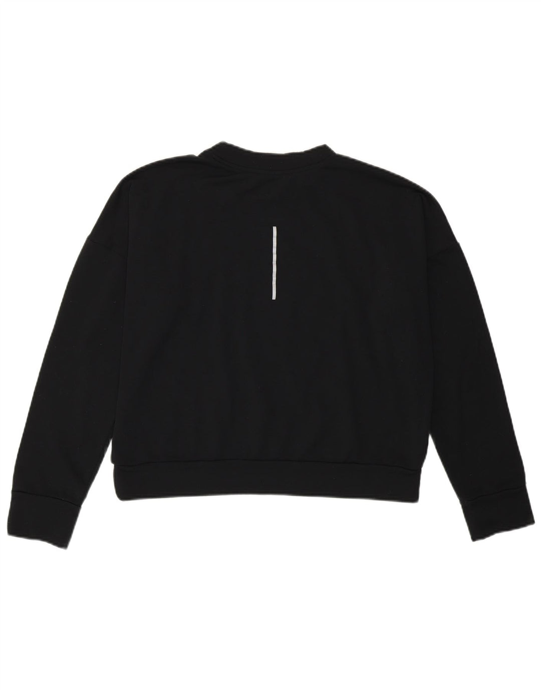 Женский укороченный свитер Nike UK 12, средний черный, полиэстер, спортивный