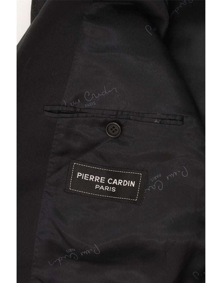 Мужской пиджак Pierre Cardin IT 50, большой черный с геометрическим рисунком, классический