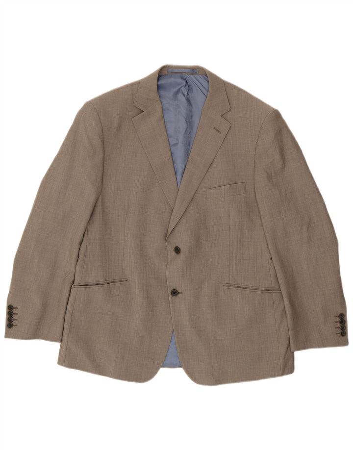 Мужской пиджак на двух пуговицах Marks & Spencer UK 44 XL, серая шерсть