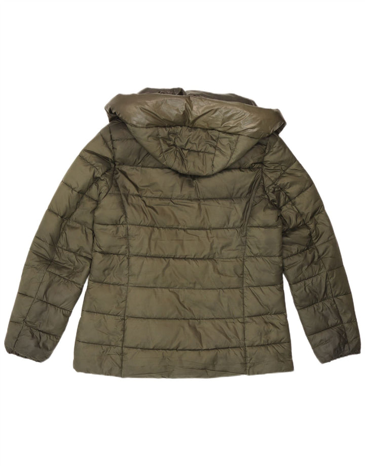 Женская утепленная куртка с капюшоном Esprit UK 16, большой цвет хаки