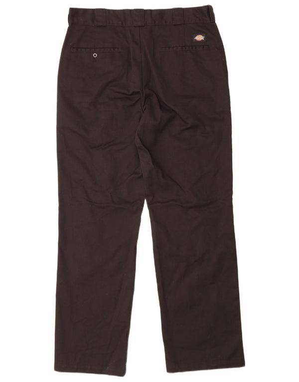 Женские брюки чинос Dickies с высокой талией США 14 XL W34 L32 черные