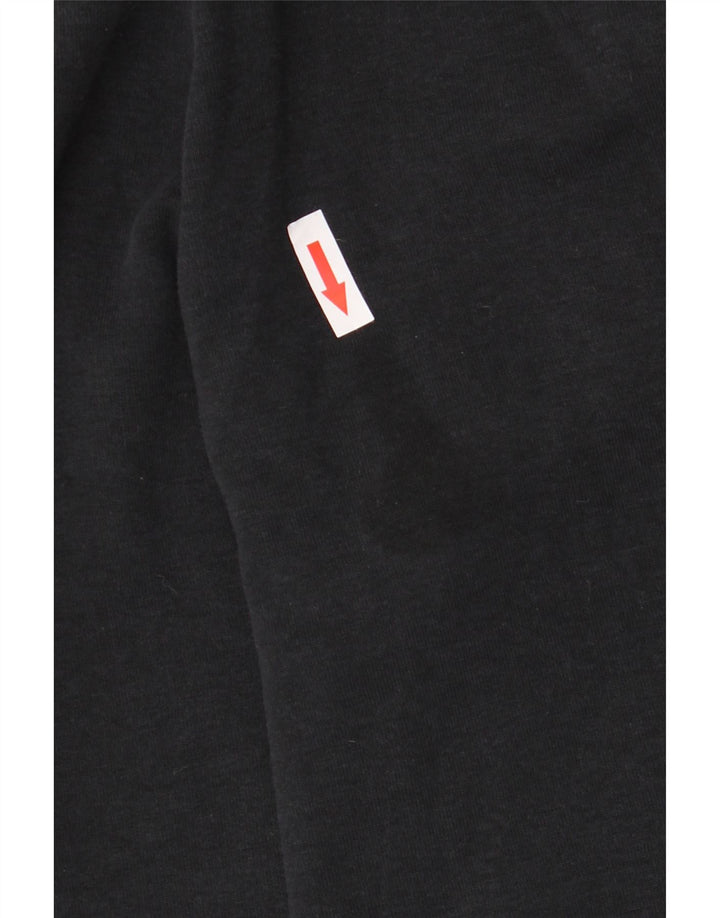 Женские спортивные брюки-капри Nike UK 14, средние черные хлопковые брюки