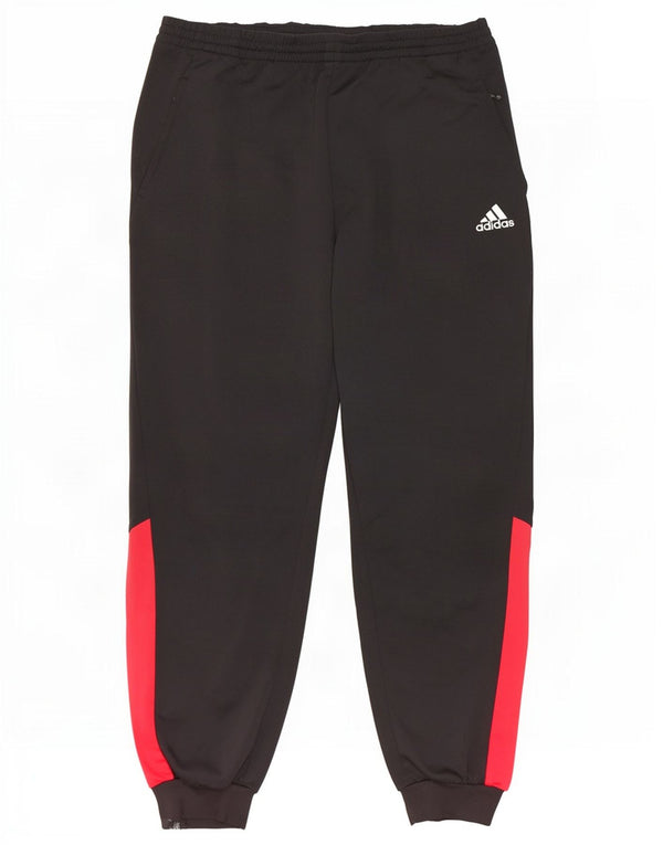 Мужские спортивные брюки Adidas Joggers UK 48/50 XL, черные цветные блоки