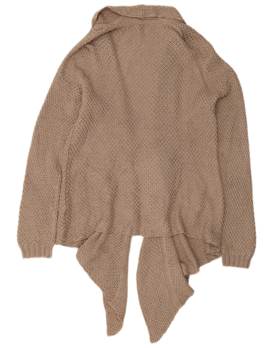 Женский открытый кардиган Massimo Dutti UK 16, большой бежевый хлопок