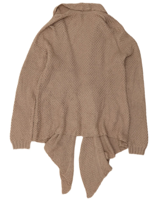 Женский открытый кардиган Massimo Dutti UK 16, большой бежевый хлопок