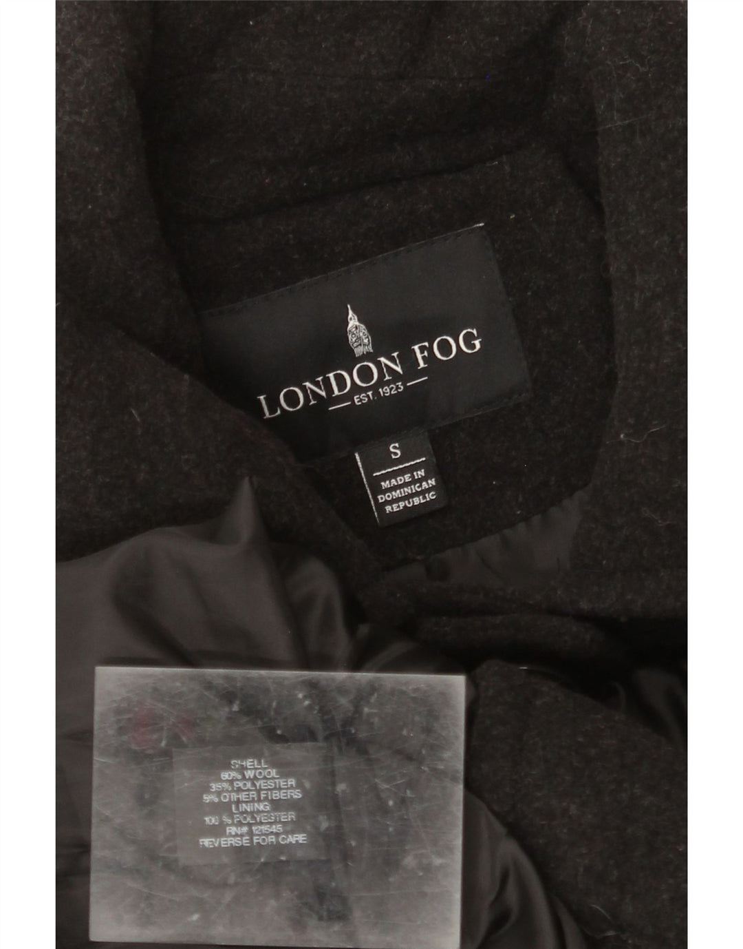 Женское пальто LONDON FOG UK 10, маленькое, серое, шерстяное