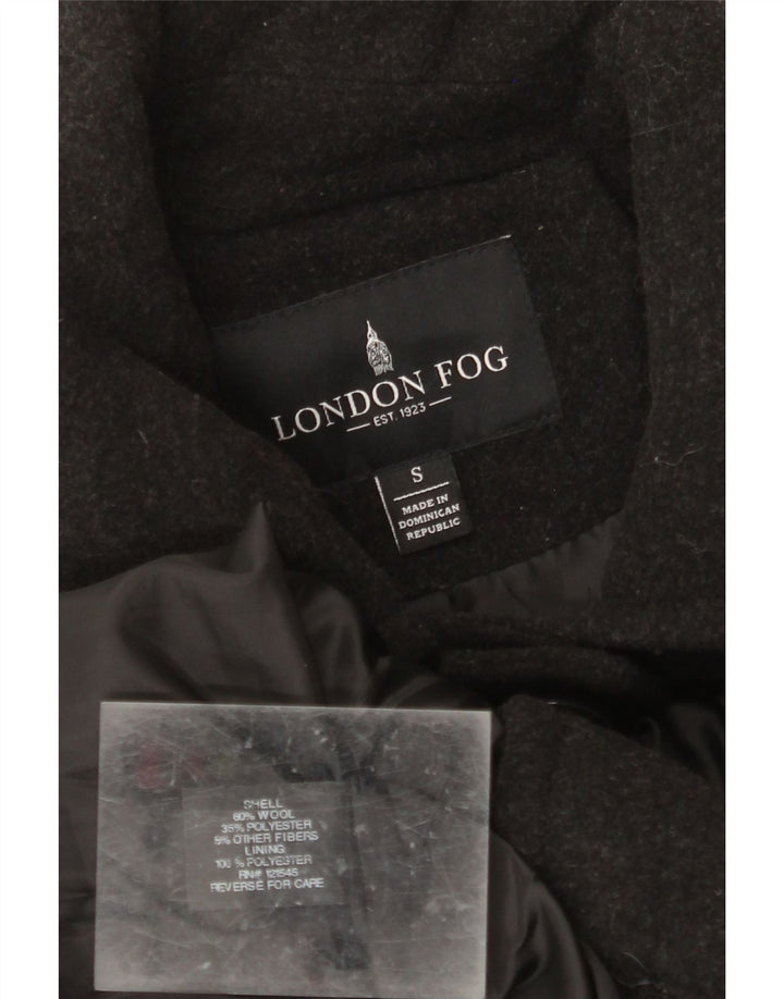 Женское пальто LONDON FOG UK 10, маленькое, серое, шерстяное
