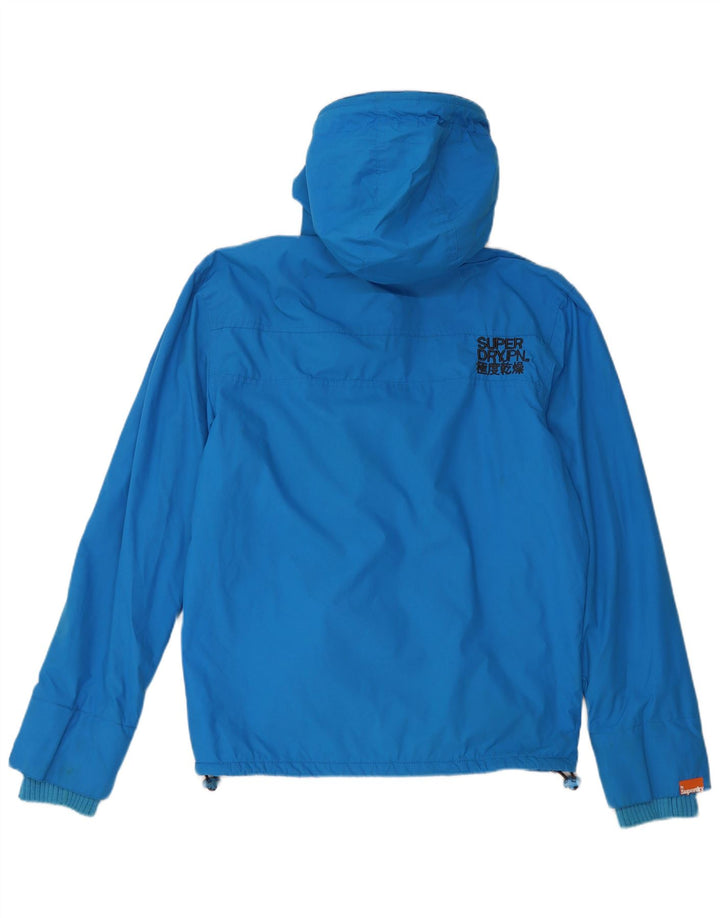 SUPERDRY Мужская ветровка с капюшоном The Windcheater UK 40, большая синяя