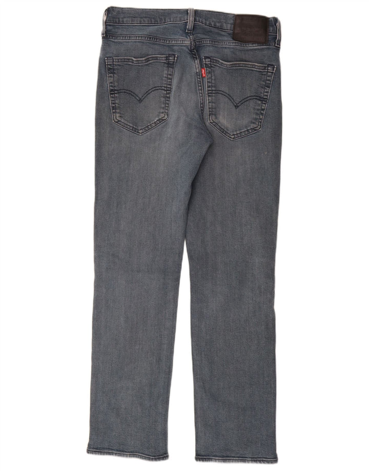 Мужские прямые джинсы LEVI'S 514 W30 L30 синие, хлопок