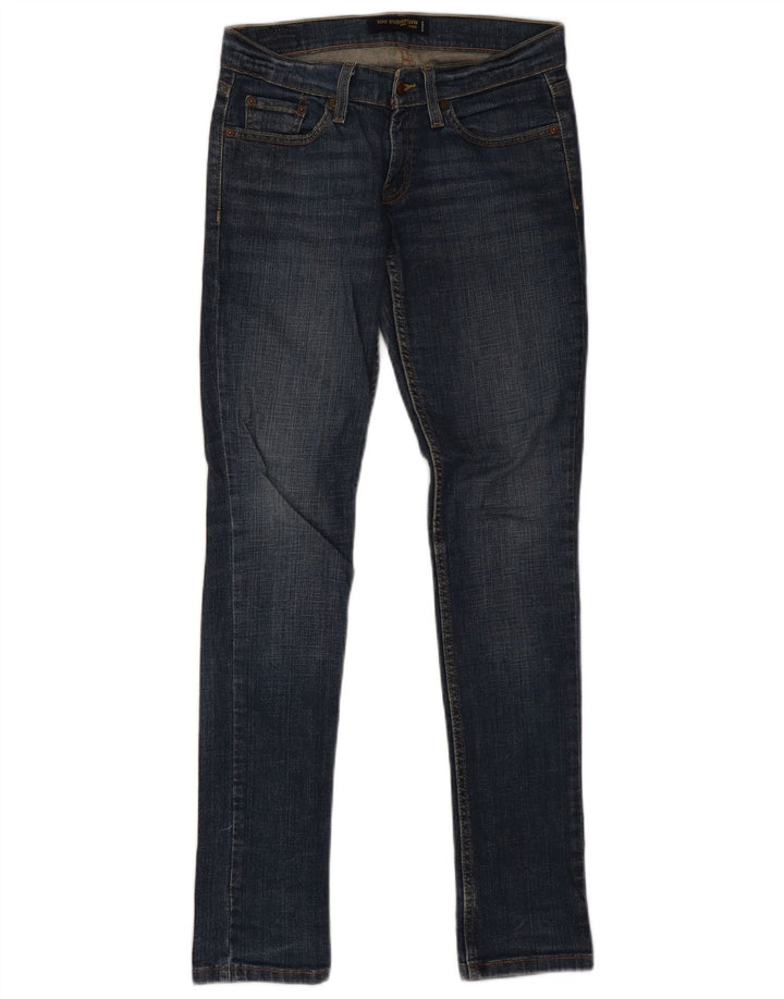 Женские джинсы скинни Levi's 524 Too Superlow W28 L32 синие