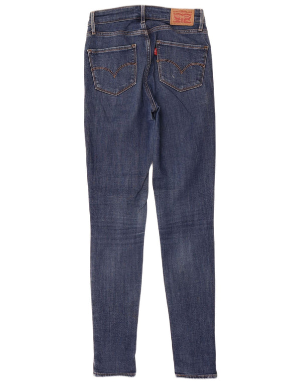 Женские джинсы скинни Levi's 721 с высокой посадкой W25 L31, синие, хлопок