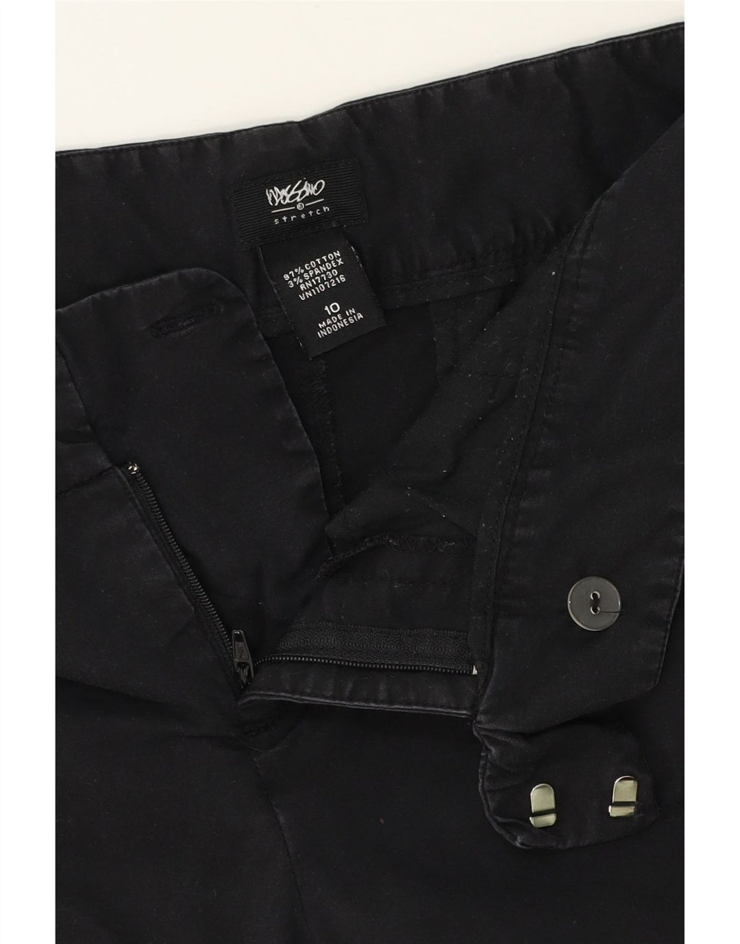 MOSSIMO Womens Chino Shorts US 10 Large W34  Black Cotton Vintage Mossimo and Second-Hand Mossimo from Messina Hembry 
